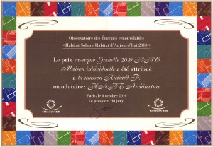 LAUREAT observ'er 2010 titre  